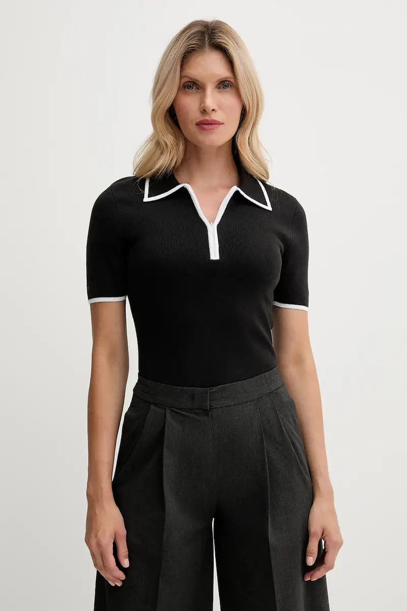 Calvin Klein Jeans Polo Donna Nero 3153244