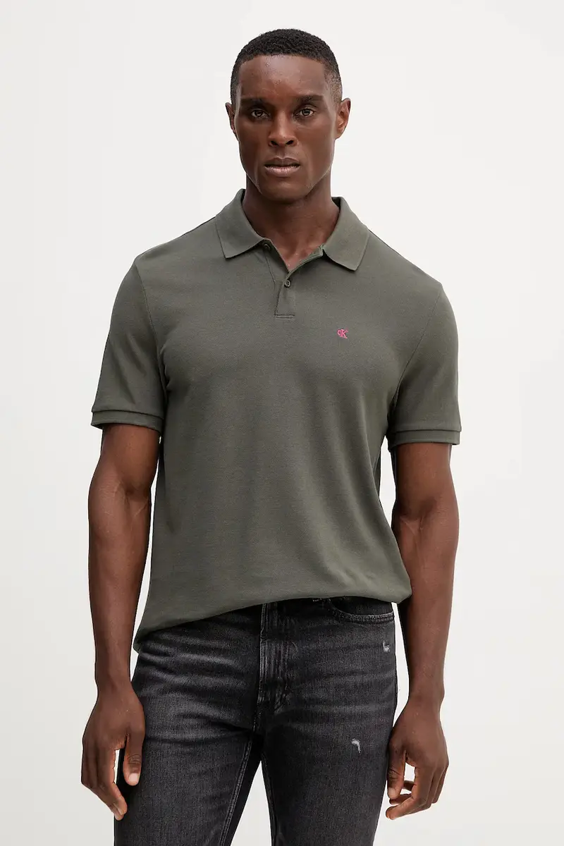 Calvin Klein Jeans Polo Uomo Grigio 3137617