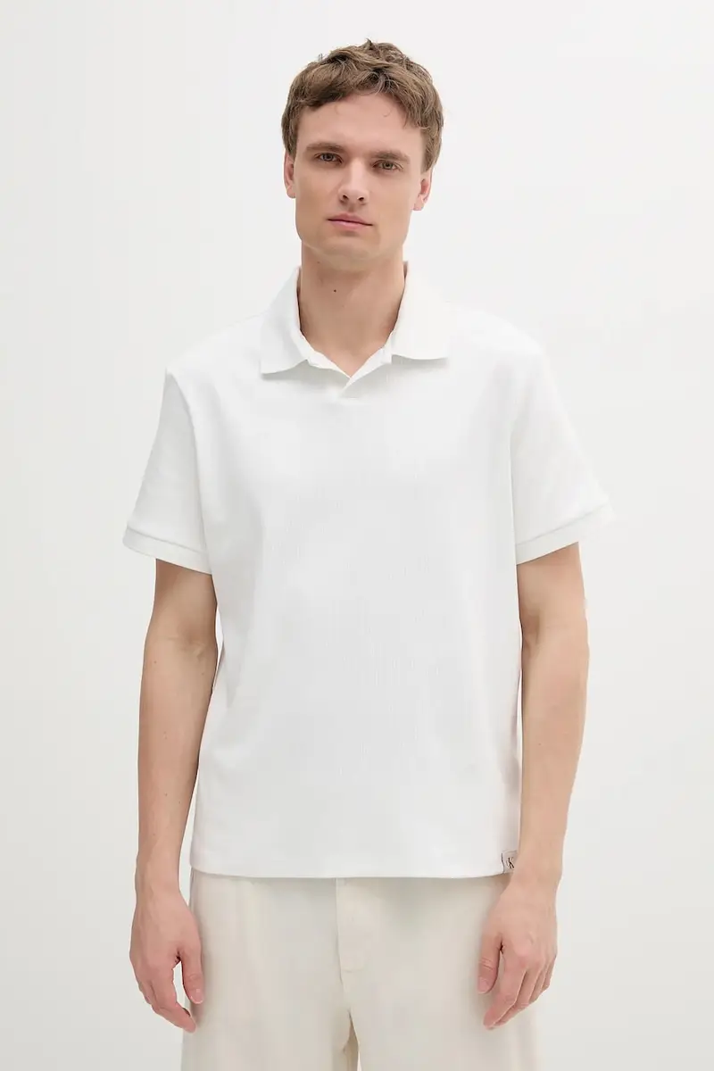Calvin Klein Jeans Polo Uomo Bianco 2217927