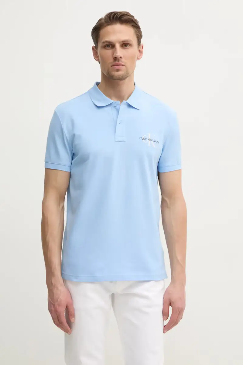 Calvin Klein Jeans Polo Uomo Blu 3132219