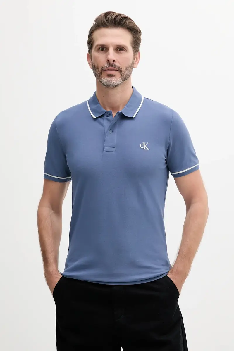 Calvin Klein Jeans Polo Uomo Blu 2219313