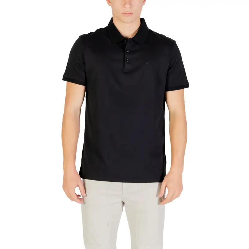 Polo Uomo Maniche Corte Nero Autunno/Inverno Calvin Klein Jeans - black / S