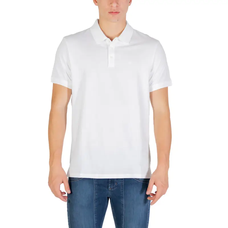 Polo Uomo Maniche Corte Nero Autunno/Inverno Calvin Klein Jeans - white / S