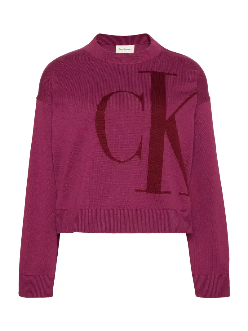 Pullover bacca / rosso scuro