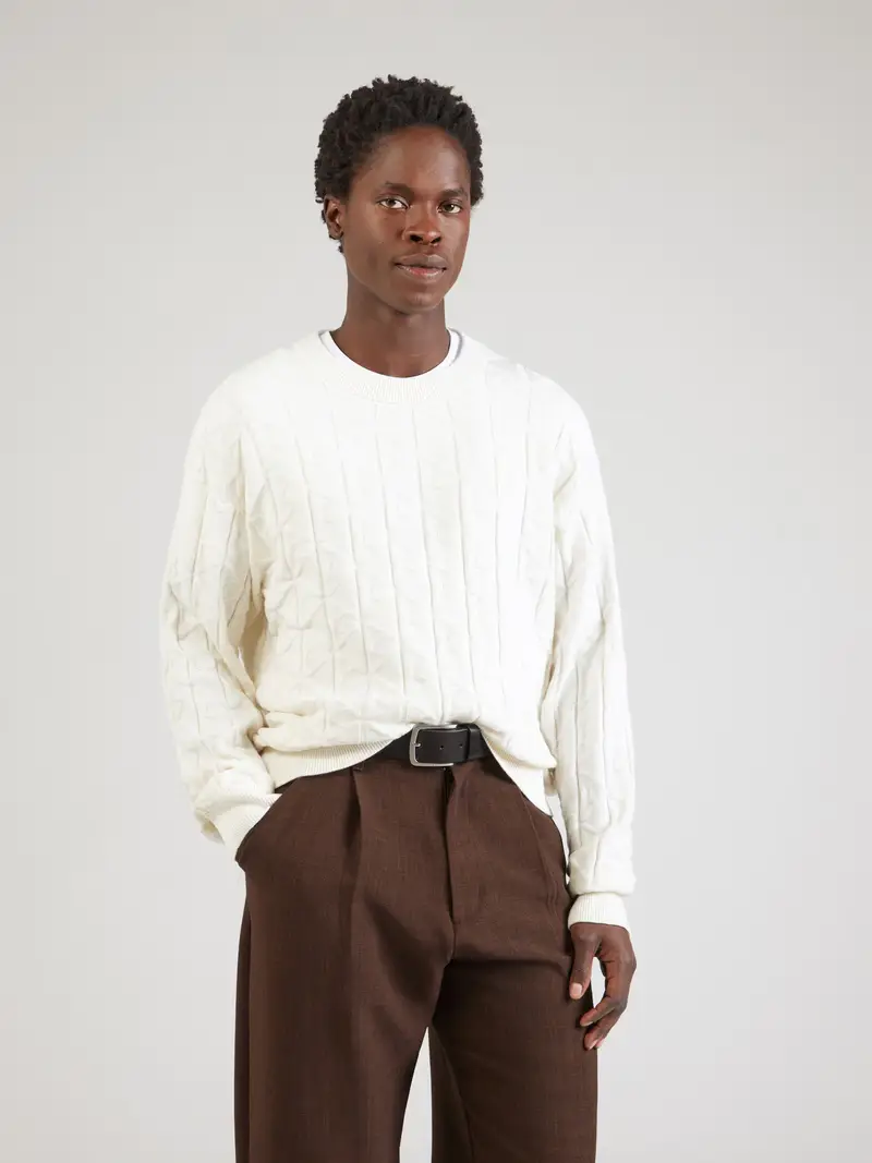 Pullover bianco miniatura 3