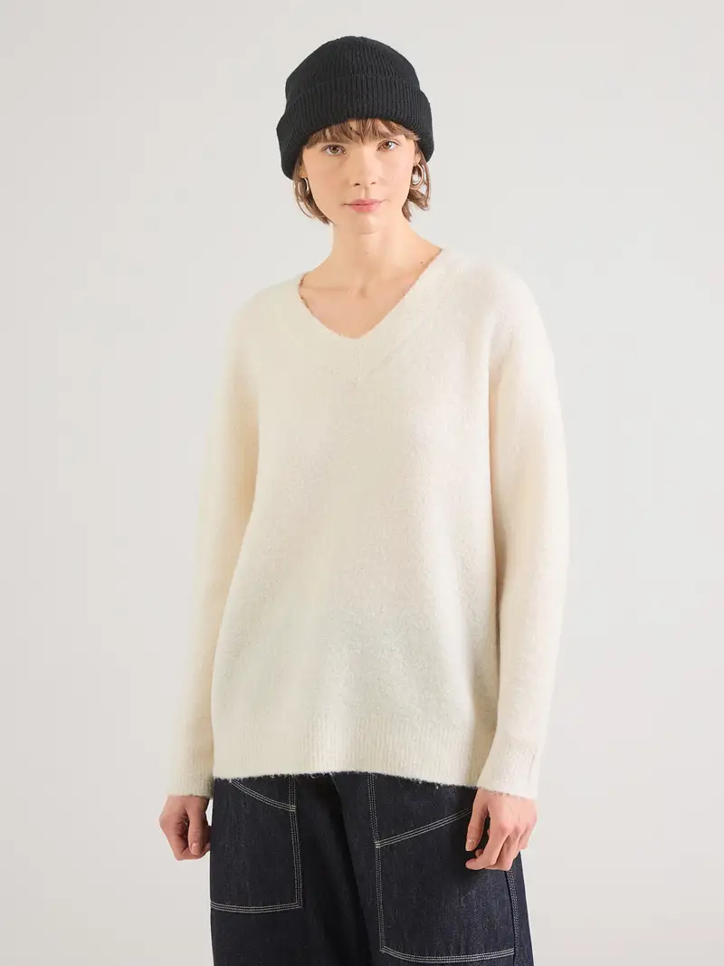 Pullover bianco miniatura 2