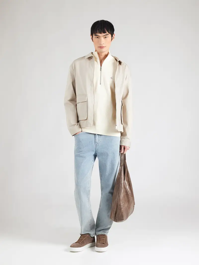 Pullover bianco naturale miniatura 2