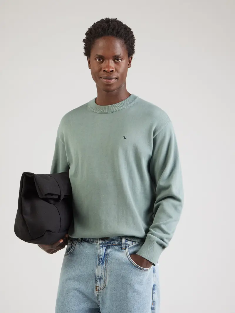 Pullover 'ESY' marino / menta miniatura 2