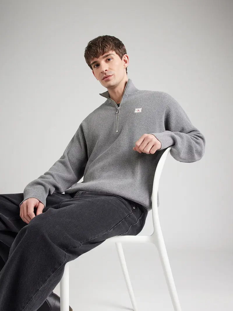 Pullover grigio miniatura 2