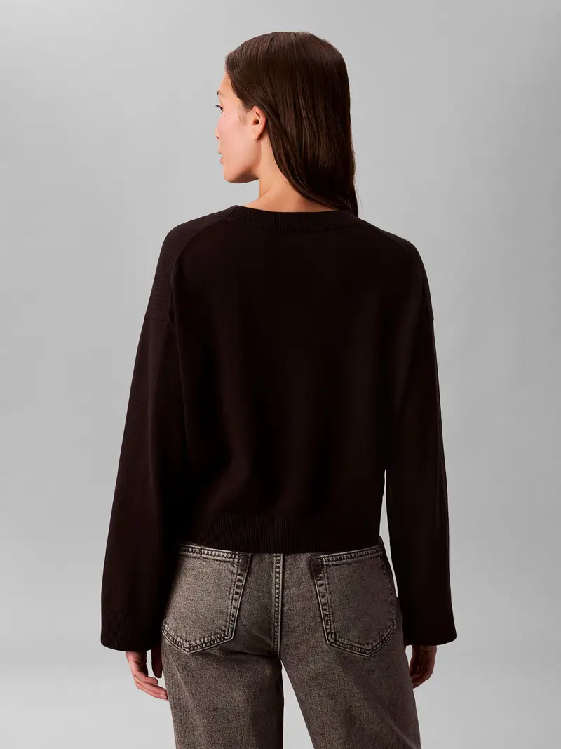 Pullover grigio scuro / nero miniatura 3