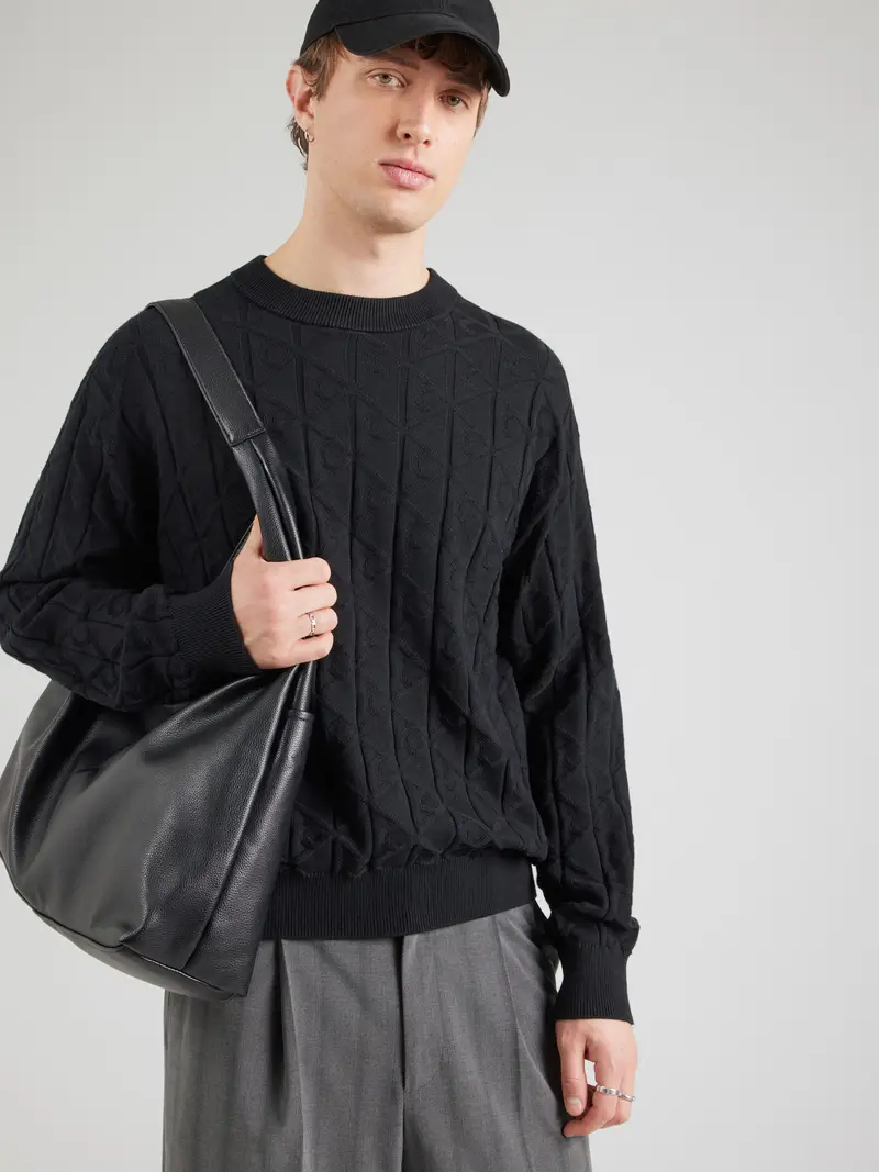 Pullover nero miniatura 2