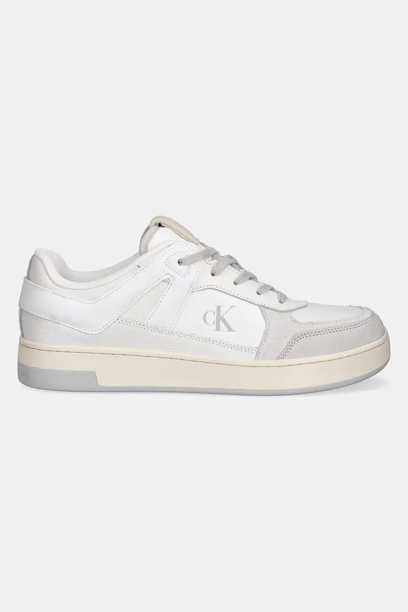 scarpe BASKET CUP LOW LACEUP LTH MIX uomo colore bianco YM0YM01308 miniatura 2