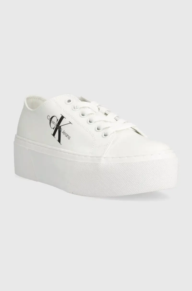 Calvin Klein Jeans Scarpe da ginnastica Donna Bianco 2469651 miniatura 2