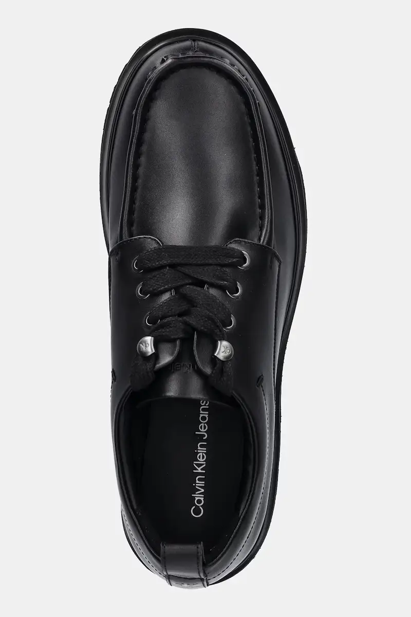 scarpe in pelle EVA APRON LACEUP CD uomo colore nero YM0YM01178 miniatura 4