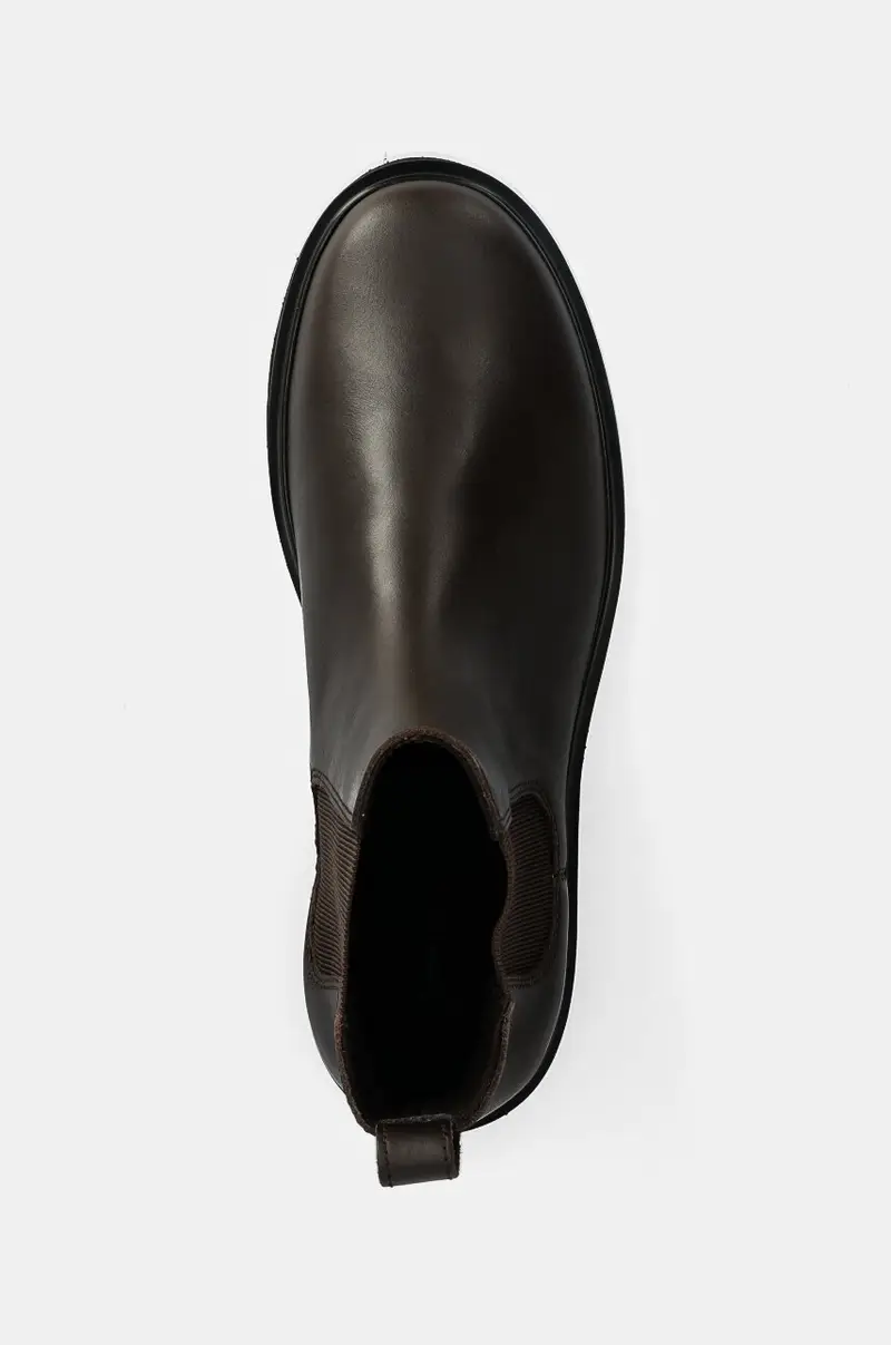 scarpe in pelle EVA BOOT MID CHELSEA UNIFORM DR uomo colore marrone YM0YM01072 miniatura 4