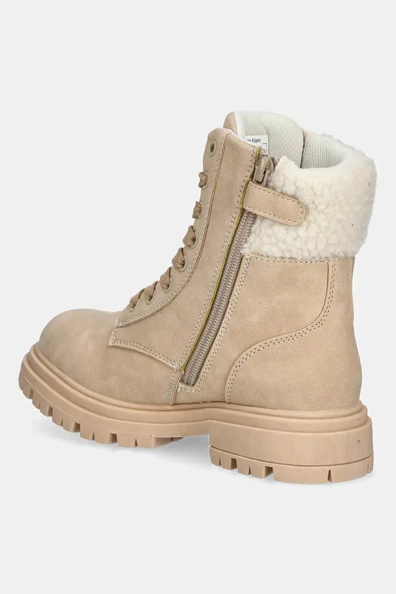 scarpe invernali bambini colore beige V3A5-83125 miniatura 3