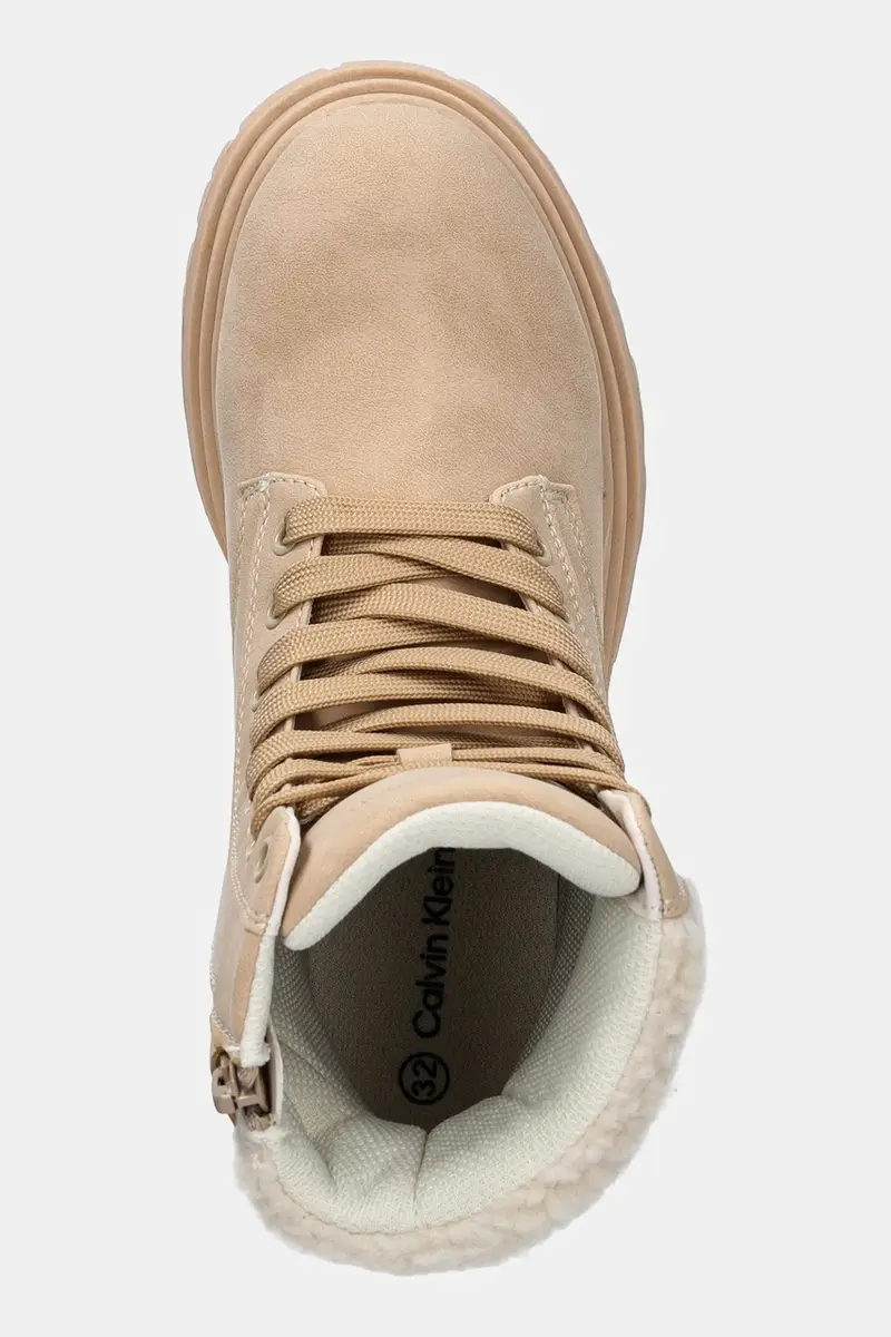 scarpe invernali bambini colore beige V3A5-83125 miniatura 4