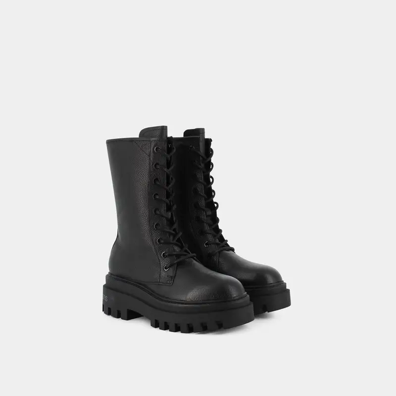 Calvin Klein Jeans Scarponcini Donna Nero 4212056 miniatura 2