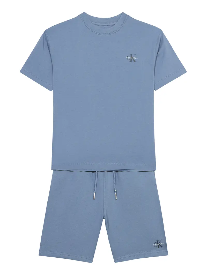 Set blu chiaro / blu scuro / bianco