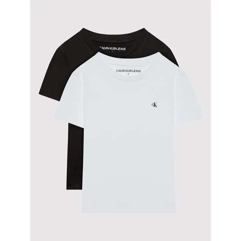 Set di 2 T-shirt Monogram IB0IB01093 Bianco Regular Fit