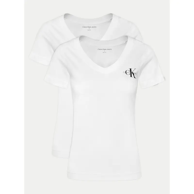 Set di t-shirt J20J223447 Bianco Regular Fit