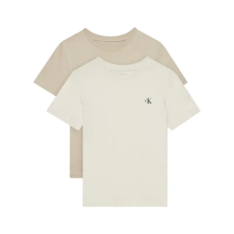 Set di t-shirt Monologo IB0IB01093 D Beige Regular Fit