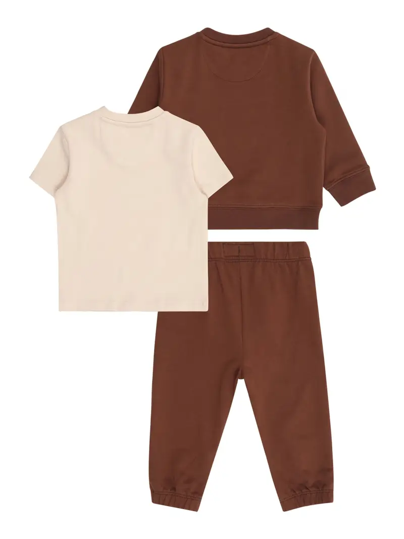 Set écru / cioccolato / nero / bianco Écru miniatura 2