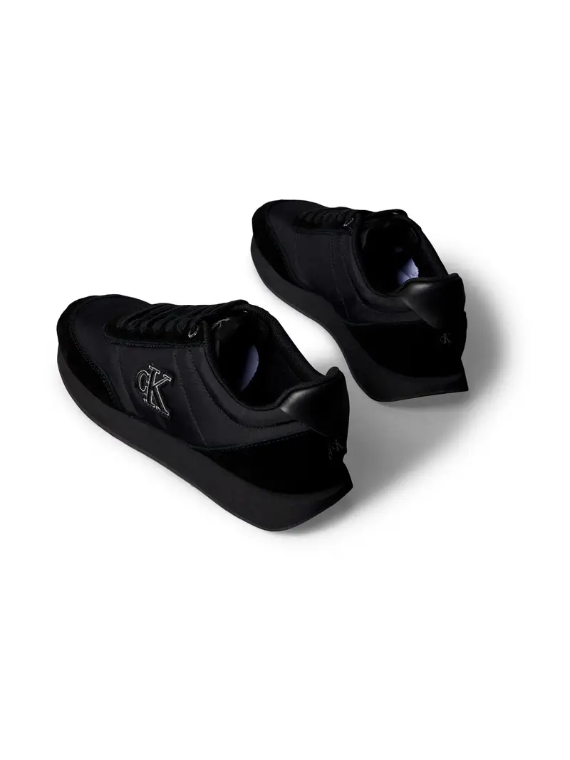 Sneaker bassa nero / bianco miniatura 3