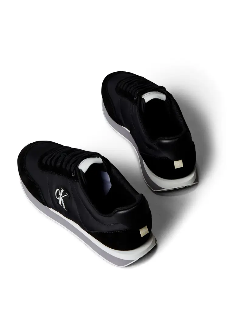 Sneaker bassa nero / bianco miniatura 3