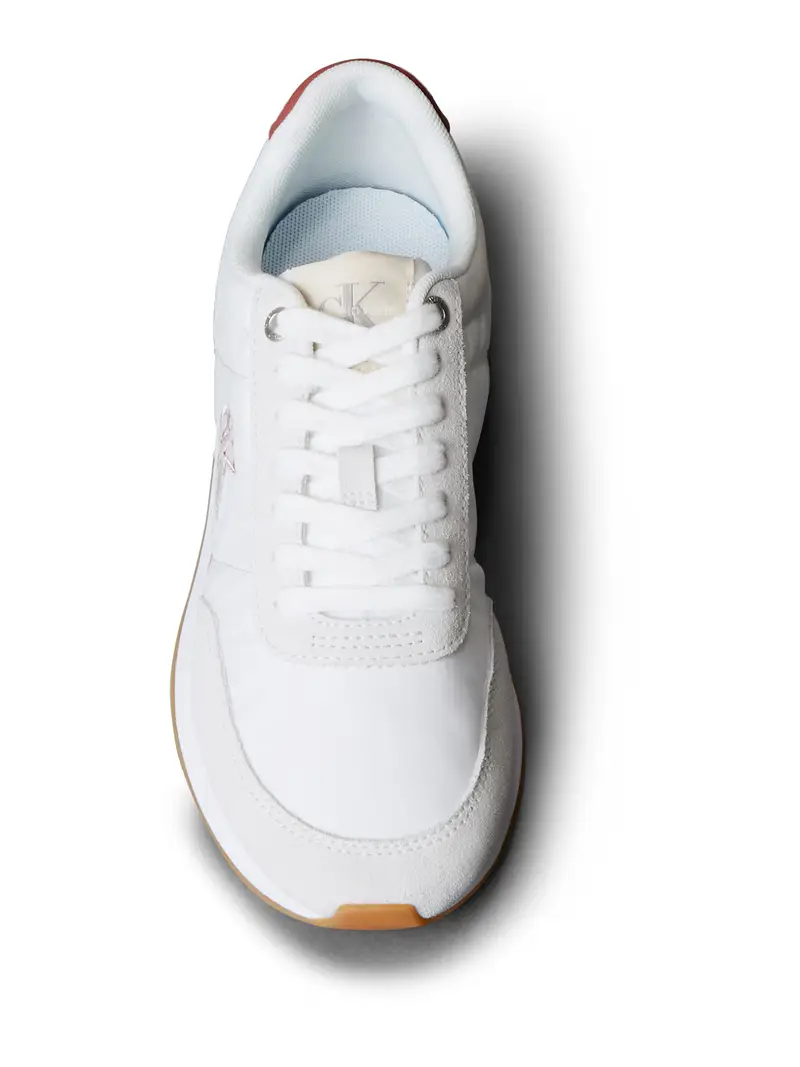 Sneaker bassa rosa / bianco miniatura 2