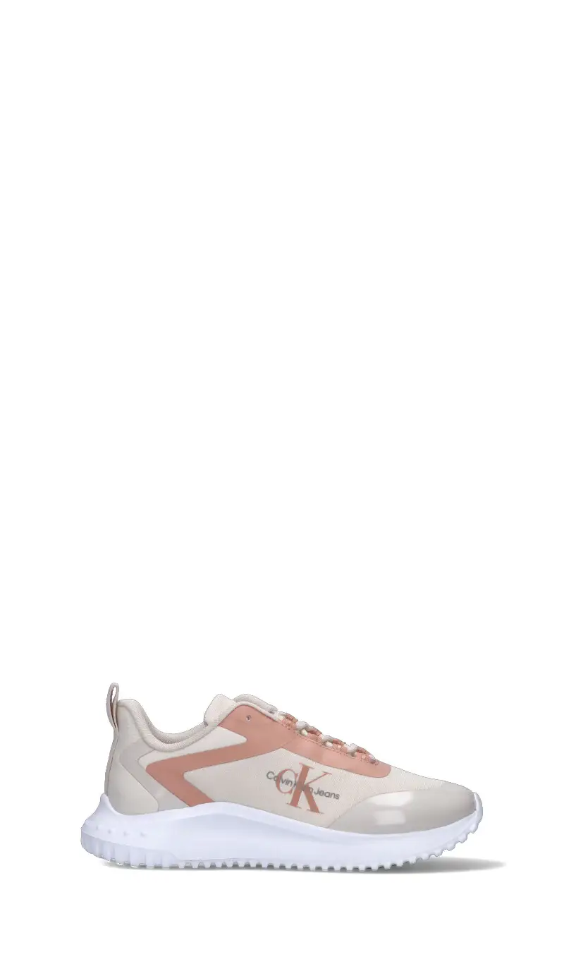 Sneaker donna beige/rosa Vario