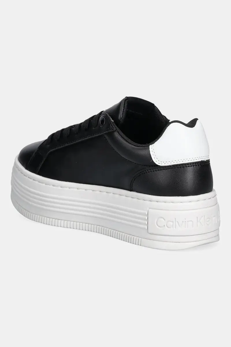 sneakers BOLD FLATF LOW LACE LTH donna colore nero YW0YW01878 miniatura 3