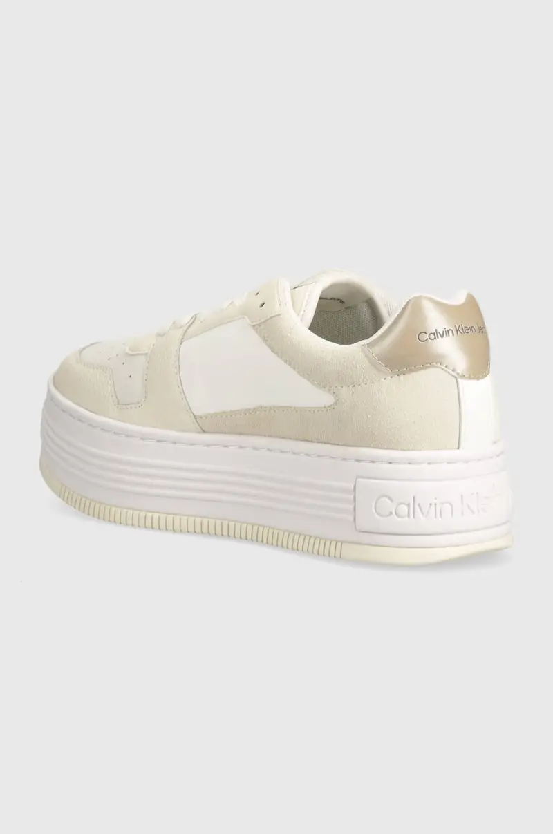 sneakers BOLD PLATF LOW LACE MIX NBS MTR colore beige YW0YW01482 miniatura 3