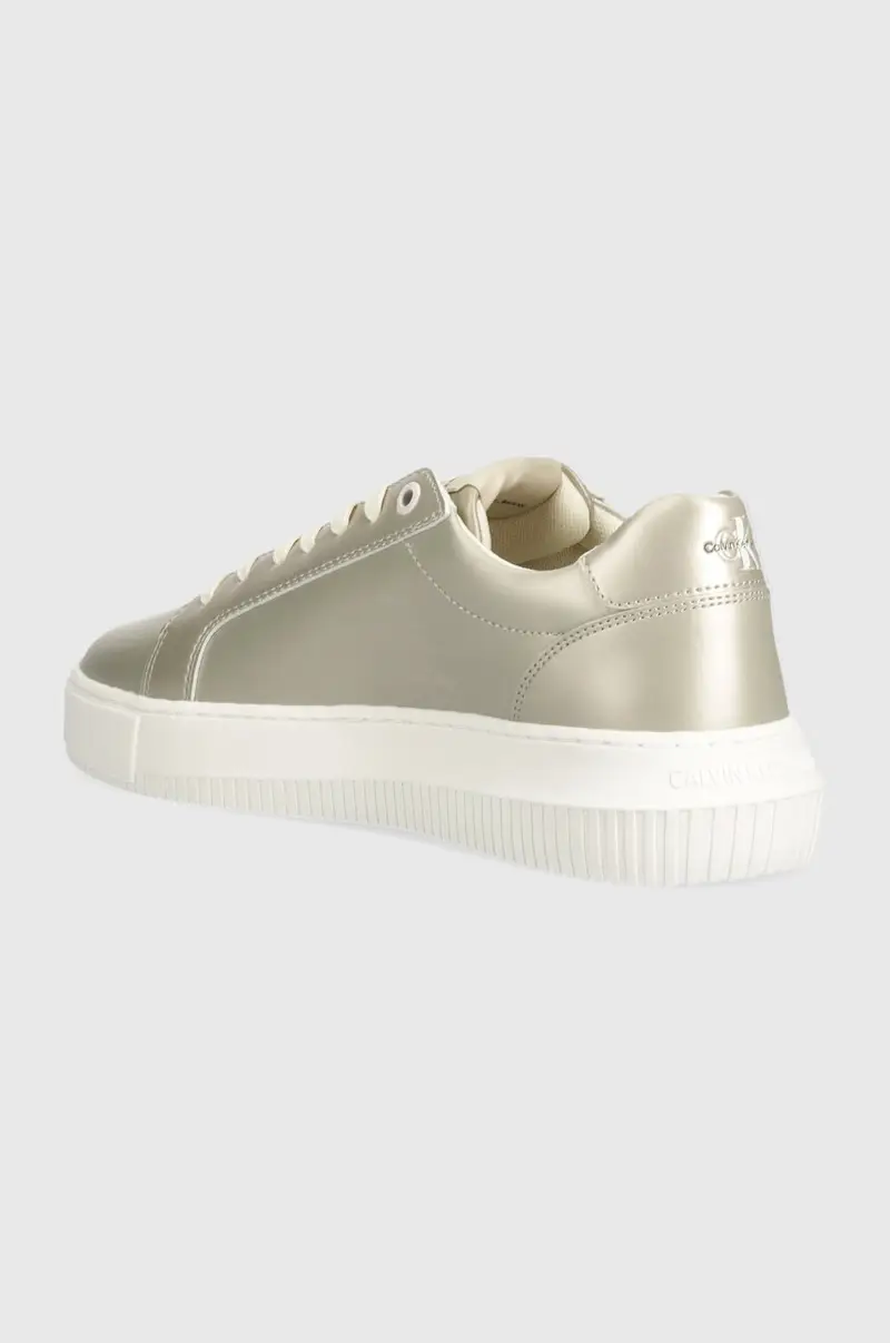 sneakers CHUNKY CUPSOLE LACEUP LTH ML MTL colore argento YW0YW01517 Oro miniatura 3