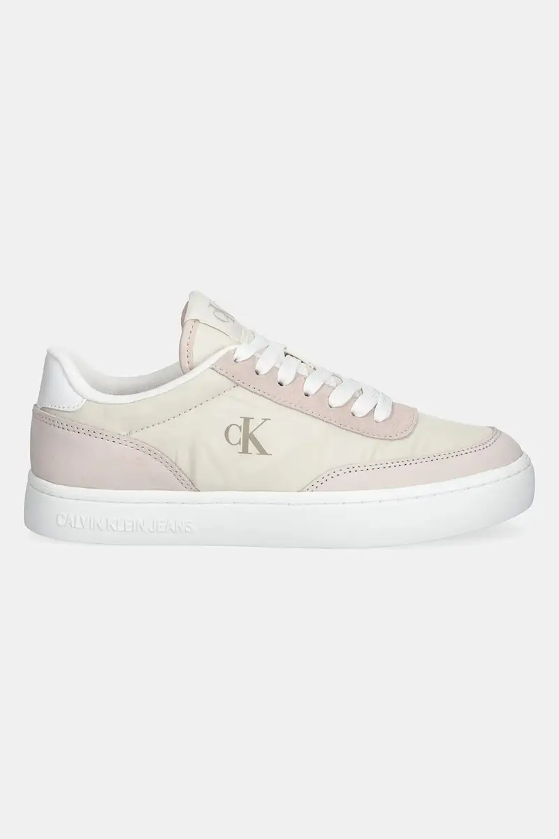 sneakers CLASSIC CUPSOLE MIX IN colore beige YW0YW01767 miniatura 2