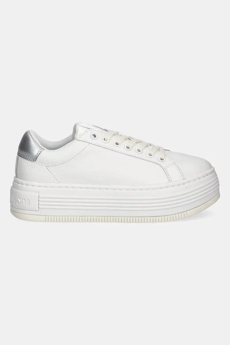 sneakers in pelle BOLD FLATF LOW MIX OHB colore bianco YW0YW01632 miniatura 2