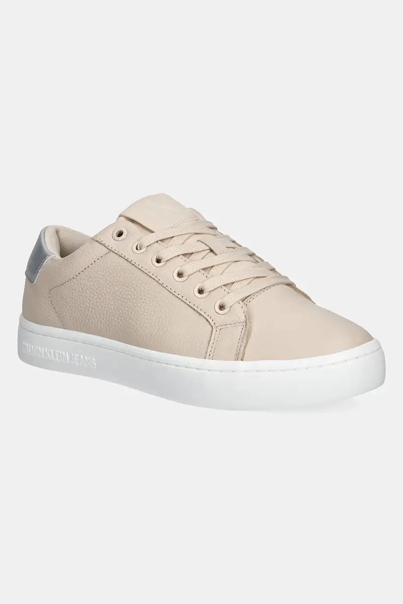 sneakers in pelle CLASSIC CUPSOLE LOW OHB colore beige YW0YW01799