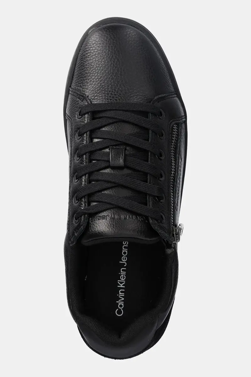 sneakers in pelle CLASSIC CUPSOLE ZIP LOW IN colore nero YM0YM01254 miniatura 4