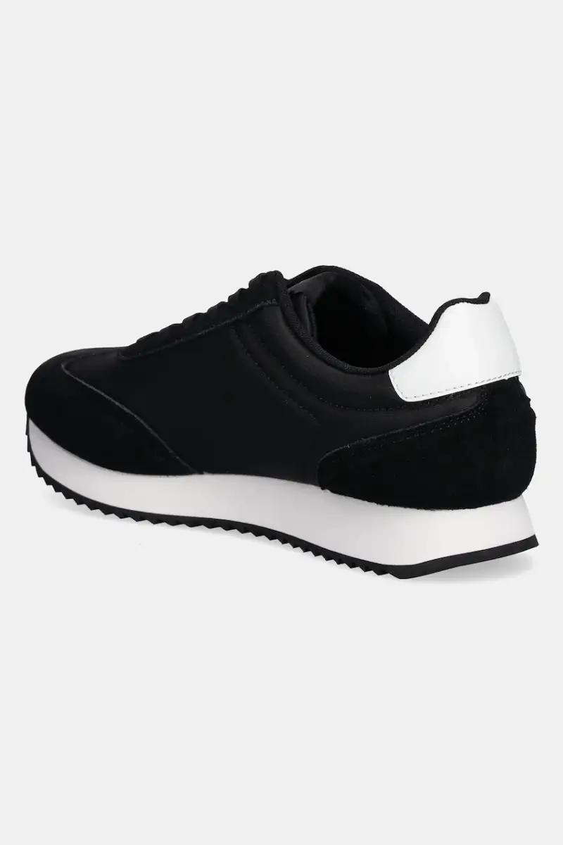 sneakers RUNNER LACEUP MG NYLON MIX donna colore nero YW0YW01828 miniatura 3