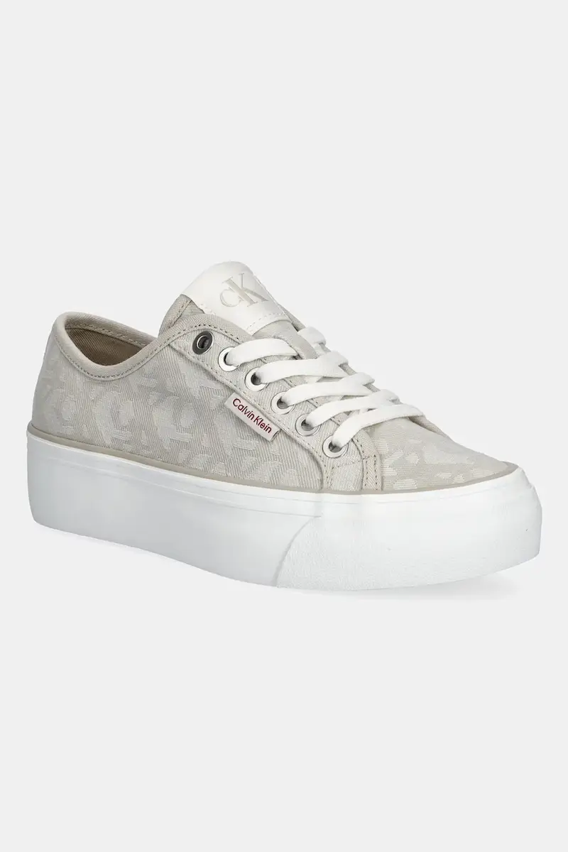 sneakers VULC FLATF JACQUARD AOP donna colore beige YW0YW01965