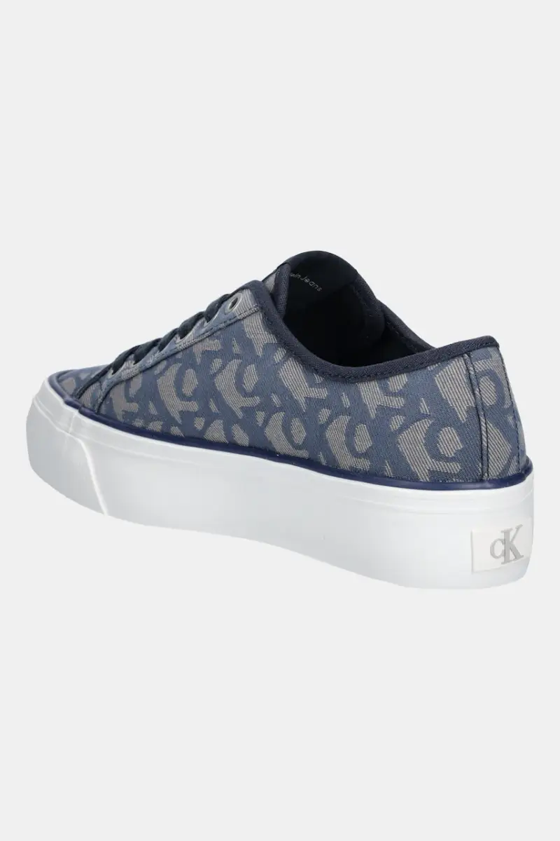 sneakers VULC FLATF JACQUARD AOP donna colore blu navy YW0YW01965 miniatura 3