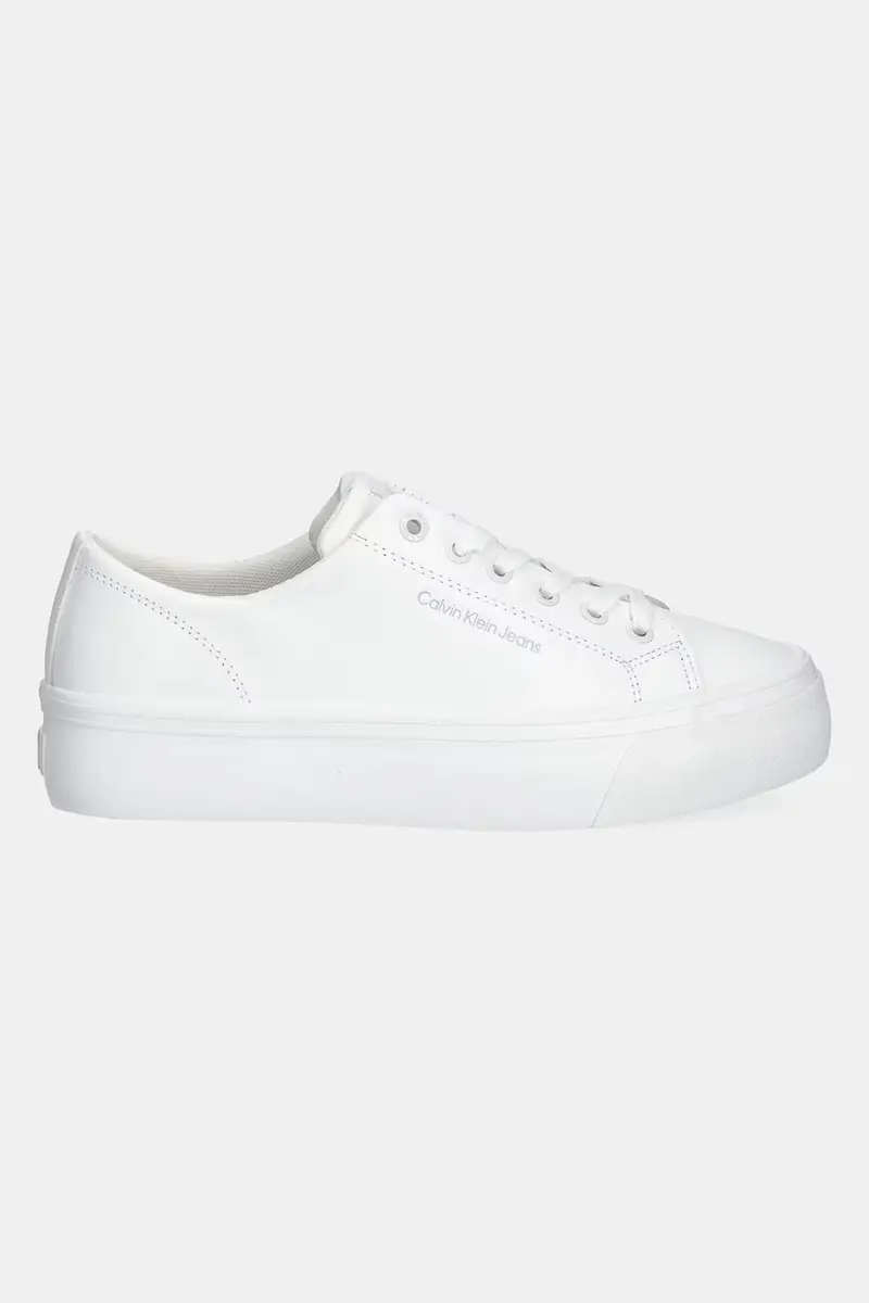 sneakers VULC FLATFORM LOW MG LTH colore bianco YW0YW01771 miniatura 2