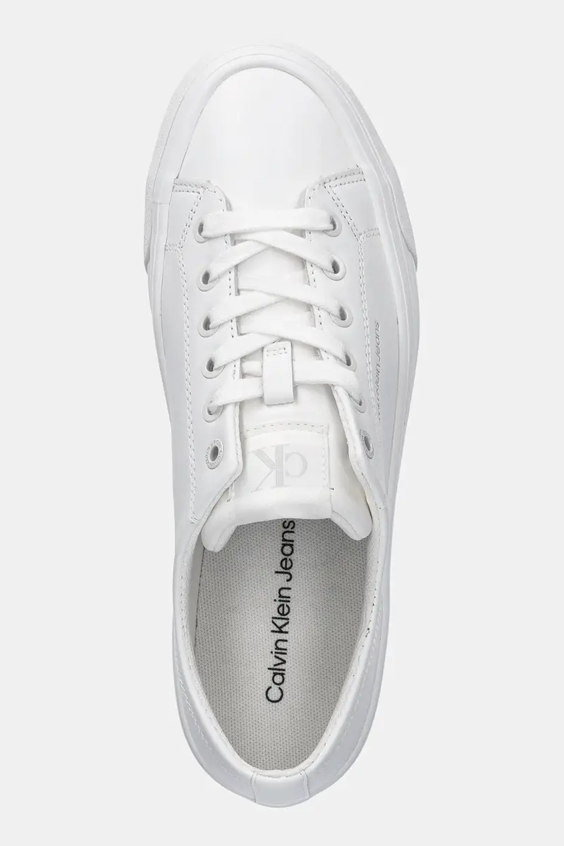 sneakers VULC FLATFORM LOW MG LTH colore bianco YW0YW01771 miniatura 4