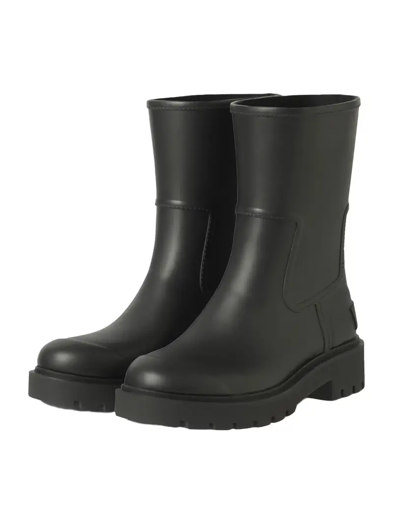 Stivale di gomma nero miniatura 2