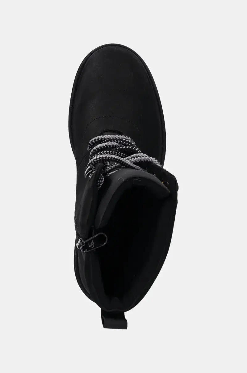 stivaletti alla caviglia CHUNKY HEELED ZIP BOOT LTH Nero miniatura 4