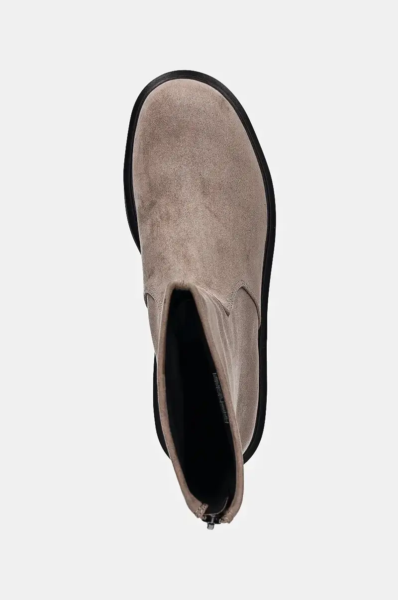 stivaletti alla caviglia FLATFORM ZIP MG SS donna colore beige YW0YW01602 miniatura 4