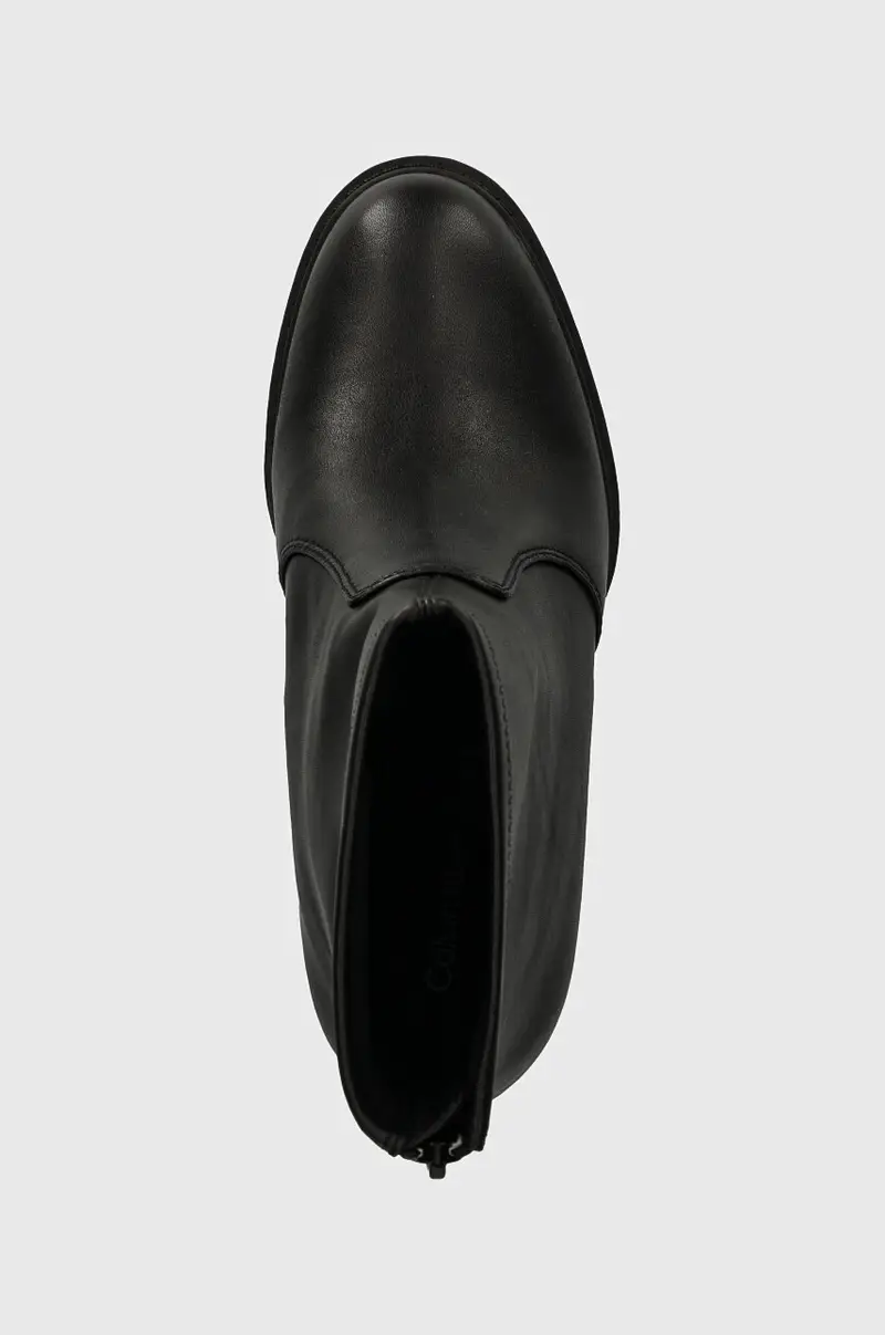 stivaletti alla caviglia HEEL PLATFORM ZIP BOOT MG NAPPA Nero miniatura 4