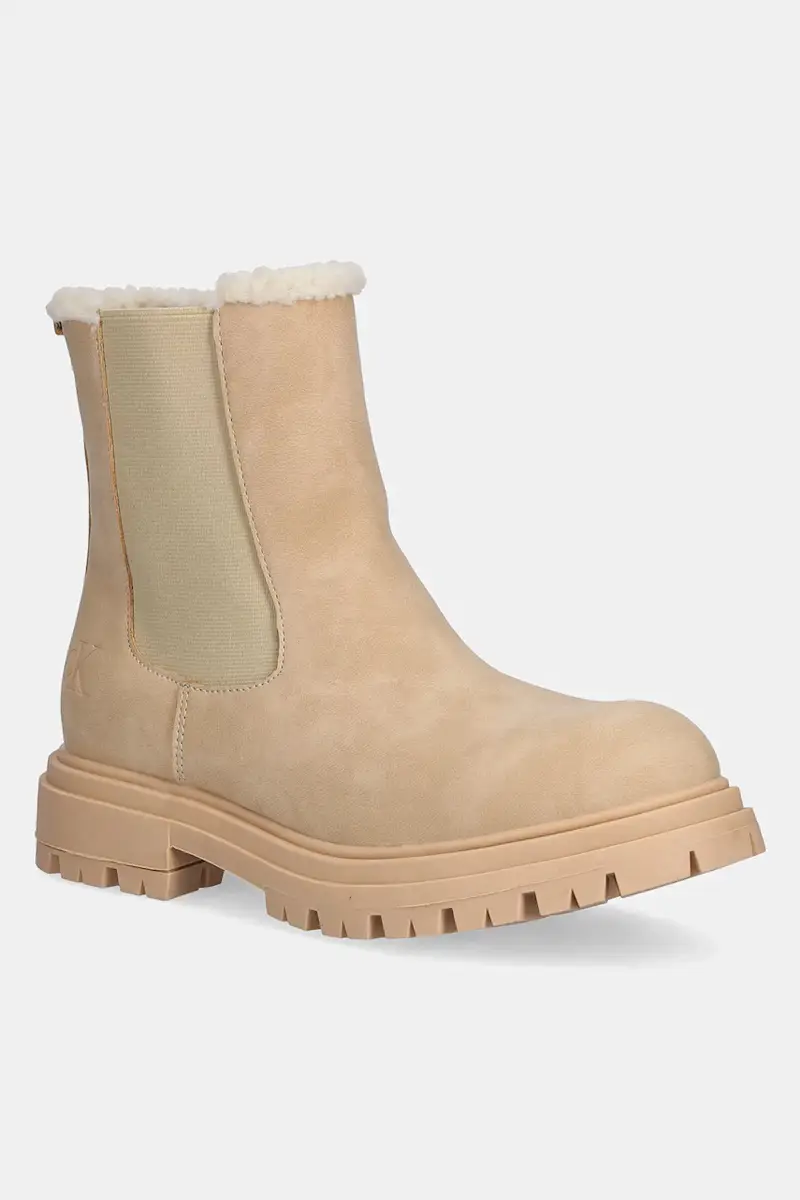 Calvin Klein Jeans Stivaletti Chelsea Beige 3574691