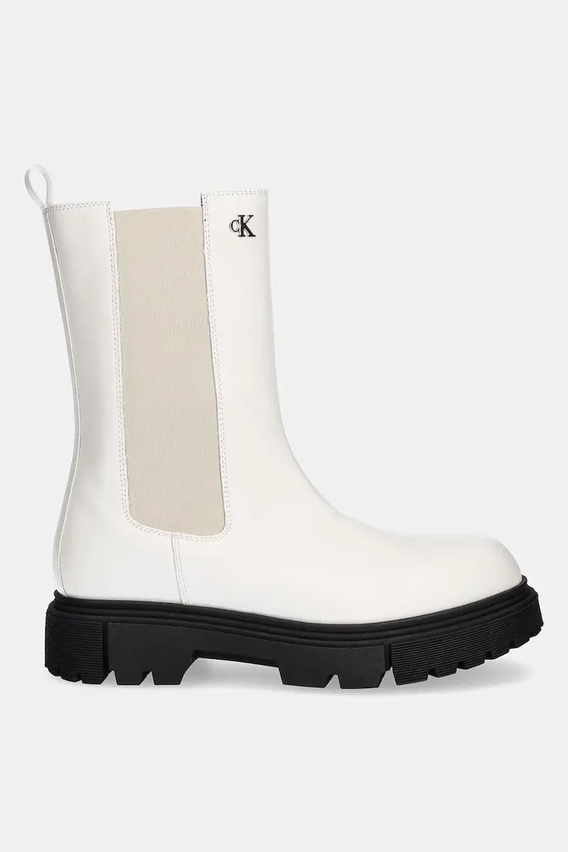 Calvin Klein Jeans Stivaletti Chelsea Bianco 3577542 miniatura 2