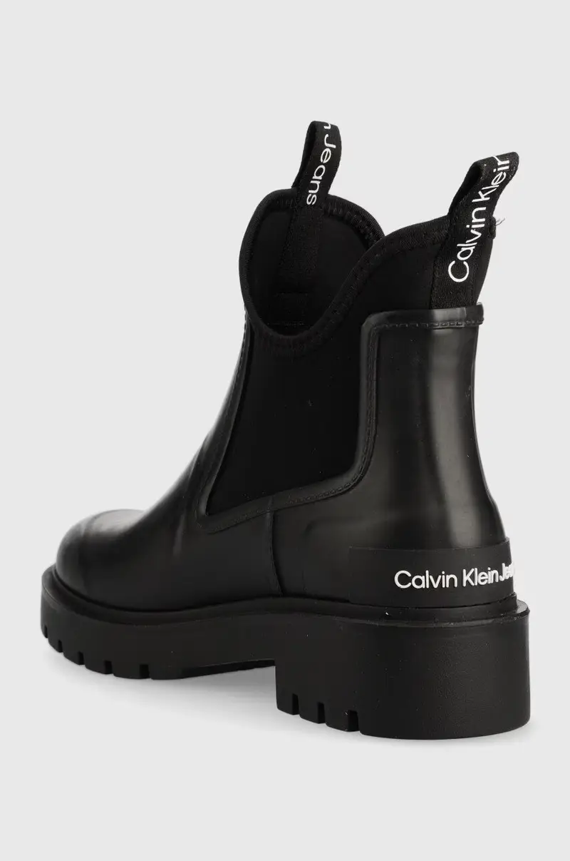 stivali di gomma BDS Chelsea Rain Boots donna Nero miniatura 3